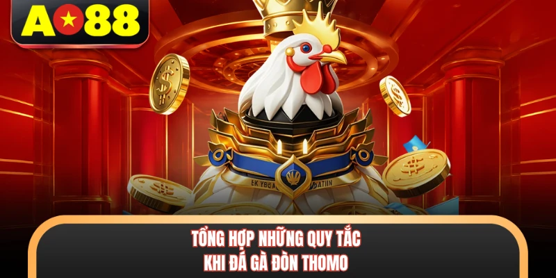 Tổng hợp những quy tắc khi đá gà đòn Thomo